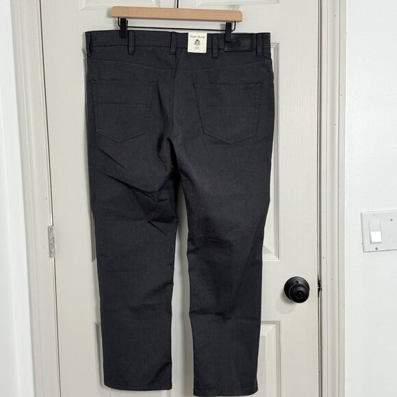 English Laundry Pants Mens 38x30 Gray 5 Pocket Straight Leg Comfort Chino - Picture 2 of 13